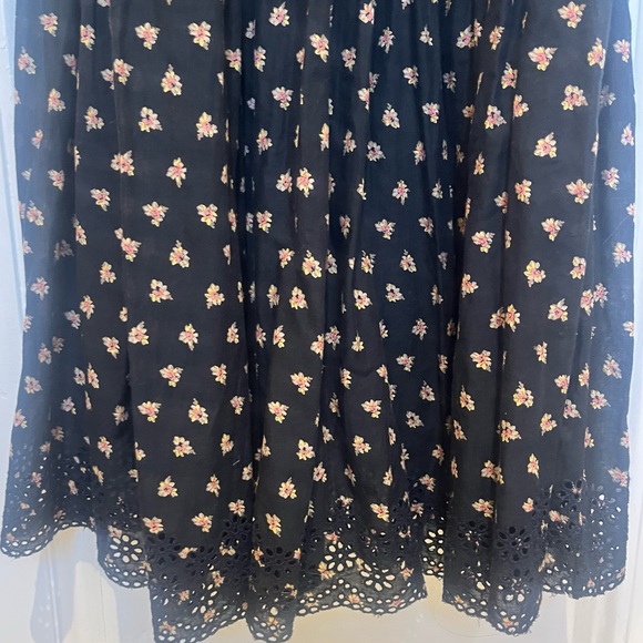 Ulla Johnson Floral Eyelet Off The Shoulder Maxi Dress Size 2 - Picture 6 of 8